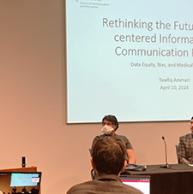The symposium explored what it means to be engaged in people-centered practice, research, and advocacy around communication and information concerns, with a focus on practices for re-envisioning and building information and communication infrastructure.