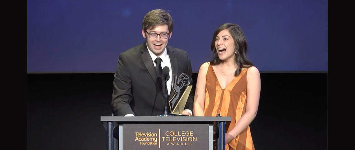 Zack Morrison ’14 Wins First Place in the 39th College Television Awards Comedy Series for “Everything’s Fine: A Panic Attack in D Major” 
