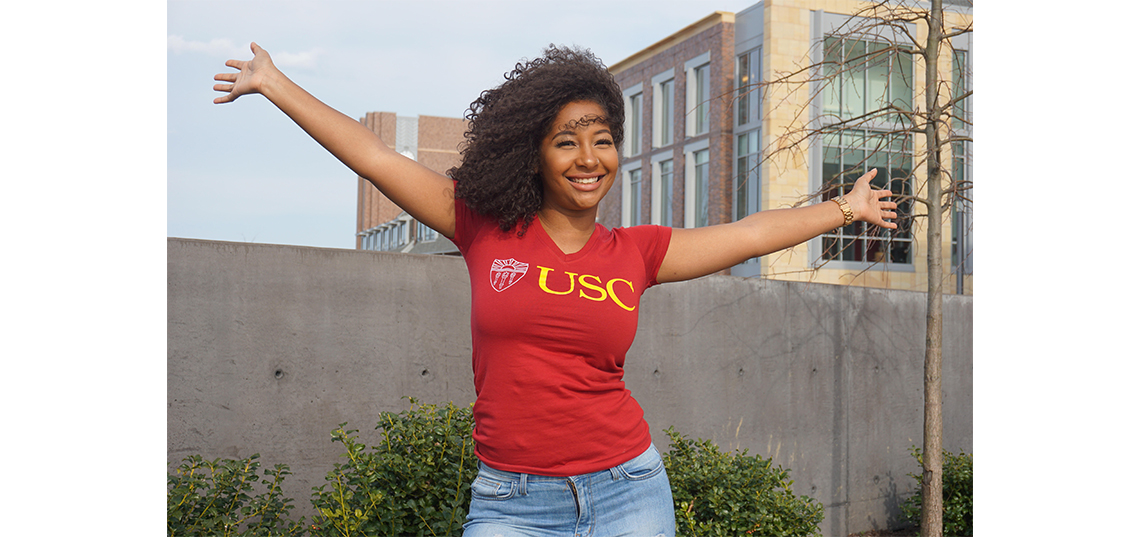 Kyrah Arthur, a communication major who graduated in May 2019, discusses her next steps as she pursues a master’s degree at the Annenberg School of Communication at the University of Southern California. 