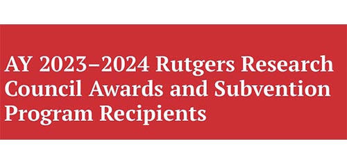 The Rutgers University awards program offers grant opportunities to support faculty research. 