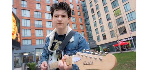 Jake Thistle (SC&I ’26) will enjoy a rare opportunity to play for his peers at the third annual COMMchella Music Festival at The Yard on College Avenue at Rutgers University-New Brunswick from noon to 4 p.m. April 3.