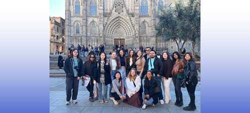 Immersing themselves in the diverse and vibrant Spainish culture and city vibe, all of the students applied their unique takeaways from the trip to their class projects. 