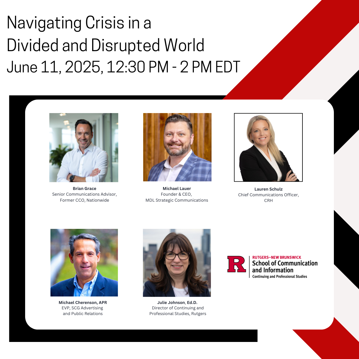June 11, CPS Colloquium, Navigating Crisis in a Divided and Disrupted World
