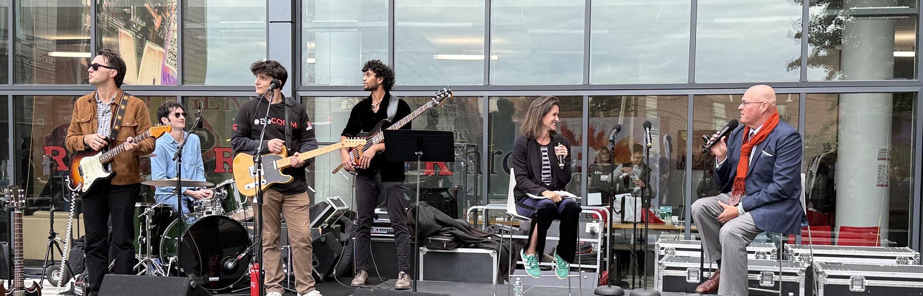 Student Band at SC&I BeCOMM Event