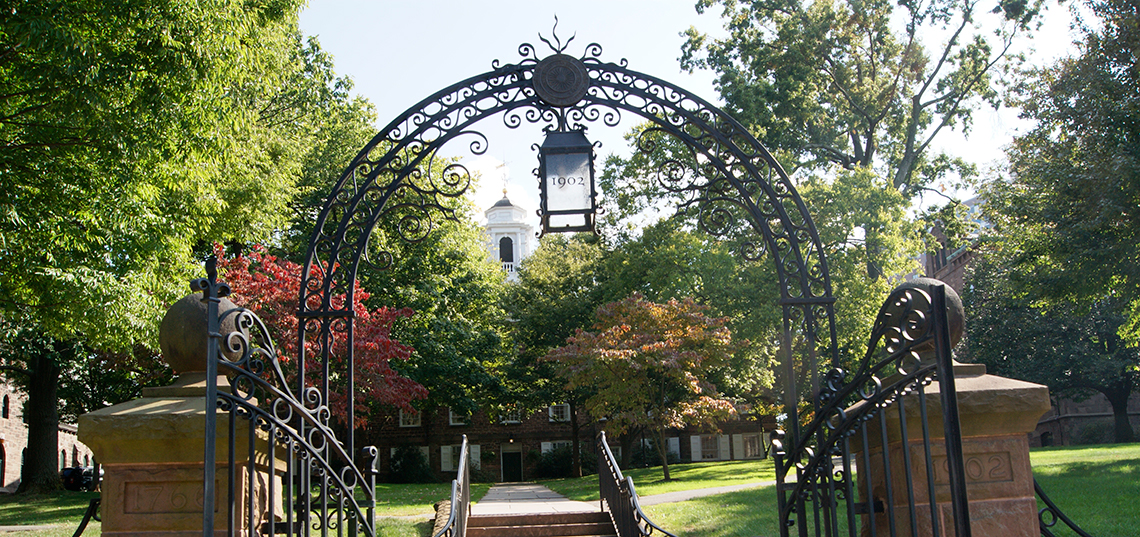 gate at Rutgers University