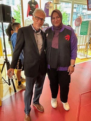 Aronson with Toronto Deputy Mayor 