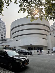 The Solomon R. Guggenheim Museum in New York City 
