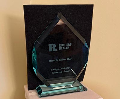 Rutgers Health Awards Brent Ruben the 2025 Chancellor’s Inaugural Leadership Award