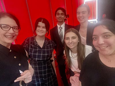 Susan Keith and students CNN