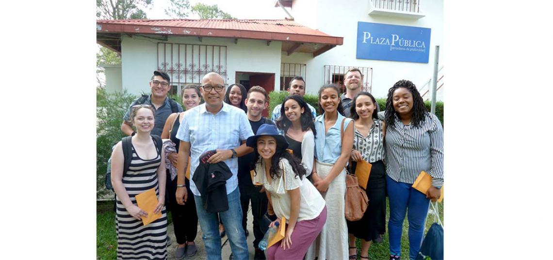 JMS Class Travels to Guatemala to Study Media and Culture