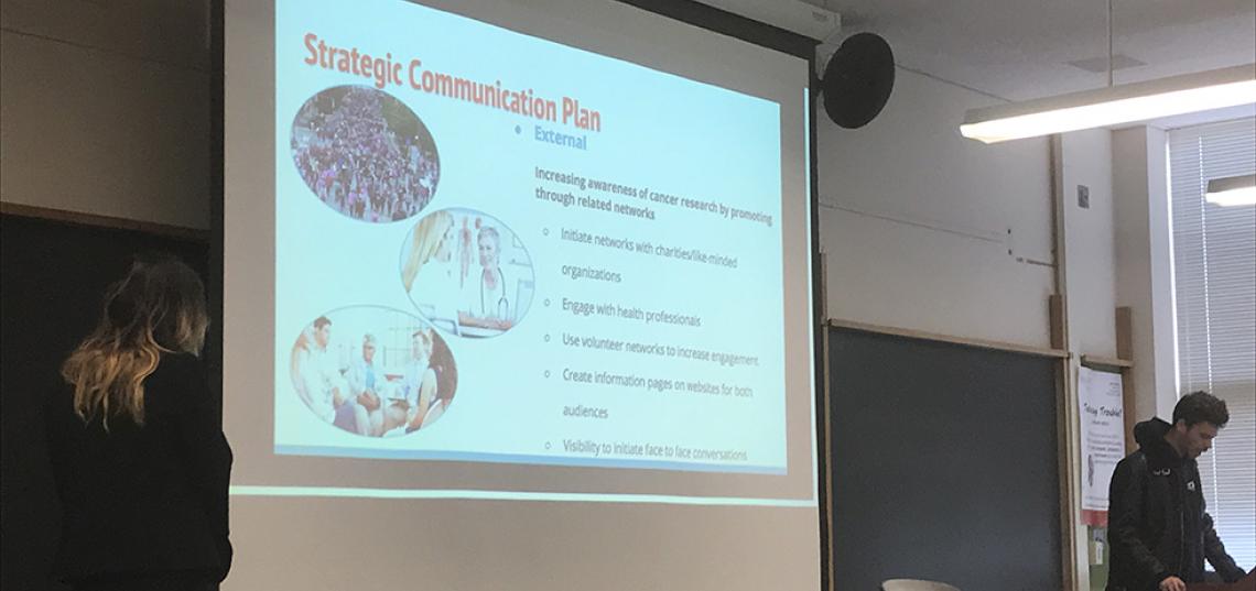 SC&I Student Teams Offer Communications Plans for the Rutgers Cancer Institute of New Jersey 