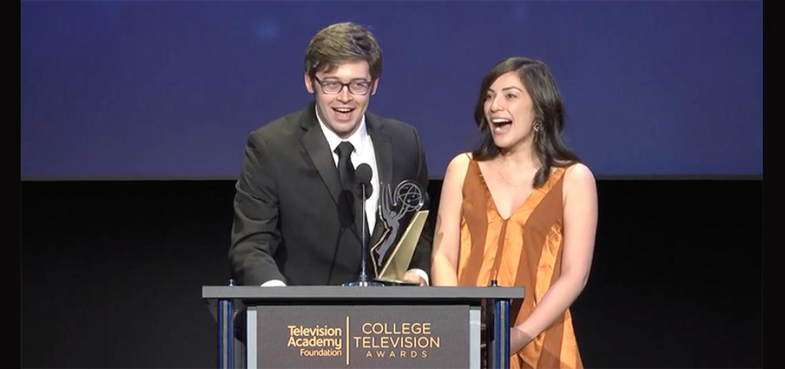 Zack Morrison ’14 Wins First Place in the 39th College Television Awards Comedy Series for “Everything’s Fine: A Panic Attack in D Major” 