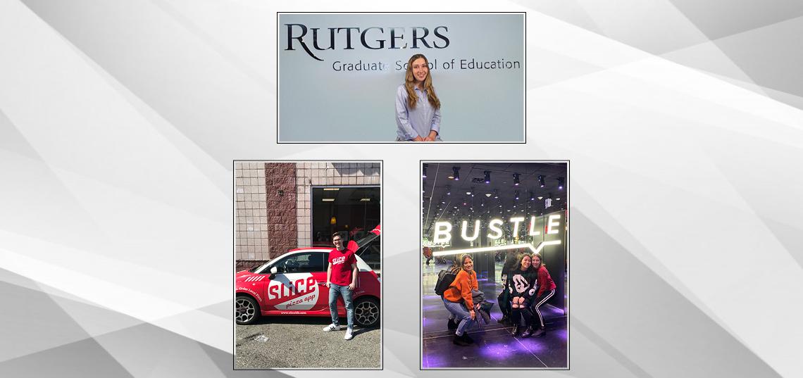SC&I Students Named Recipients of the Rutgers University Internship Excellence Award 