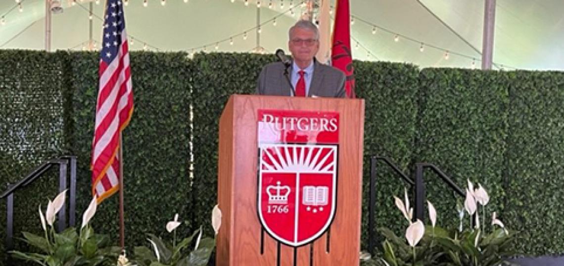 Brent Ruben Delivers Keynote at the Rutgers University Faculty Service Awards Luncheon 