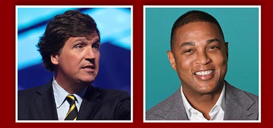 Major shake-ups at cable news networks were announced with the termination of both Tucker Carlson at Fox News and Don Lemon at CNN.