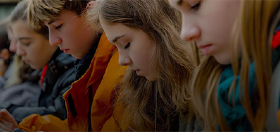 Youth ages 13-16 are leveraging social media features to find moments of intentional pause during prolonged use