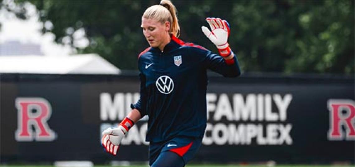 Alumna Casey Murphy starred on the pitch at Rutgers before a professional career that landed her selection to the U.S. women’s Olympic soccer team.