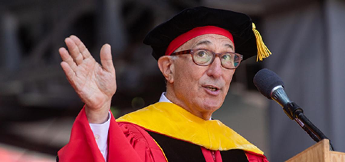 Peter Seligmann Encourages Rutgers Class of 2025 to Listen, Challenge Convention and Protect Freedoms The 1972 Rutgers alumnus addressed graduates during the 259th anniversary commencement of Rutgers University-New Brunswick and Rutgers Health .