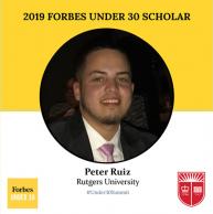 Peter Ruiz ‘20 Named Forbes Under 30 Scholar 