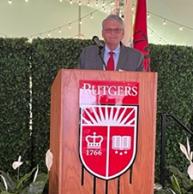 Brent Ruben Delivers Keynote at the Rutgers University Faculty Service Awards Luncheon 