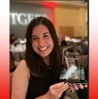 Cassie Cuddihy COM‘23 Receives the Spirit of Rutgers Award at Chancellor-Provost’s Student Leadership Gala