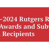 The Rutgers University awards program offers grant opportunities to support faculty research. 